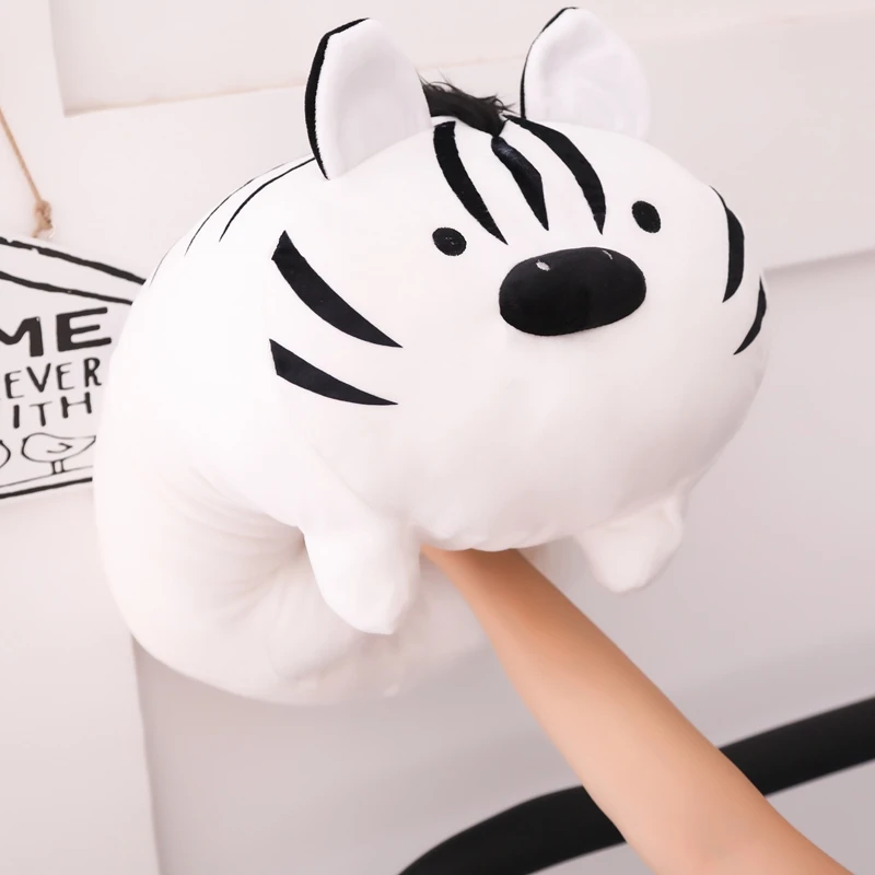 1 шт. 35 45 см Kawaii Тигр Зебра плюшевая мягкая подушка милые мягкие игрушки Животные