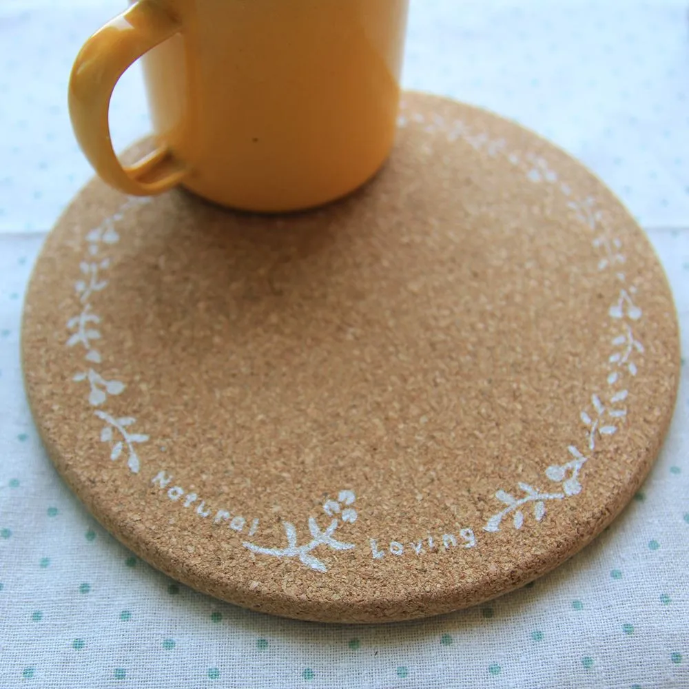 Самоклеящаяся пробковая доска для подставки под чашку подставка изоляционный