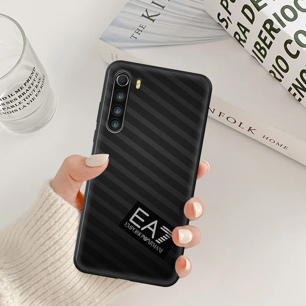 

Italy Ltalian Luxury Brand Phone Case For Xiaomi Redmi Note 7 8 8T 9 9S 4X 7 7A 9A K30 Pro Ultra black Prime Tpu Coque Luxury