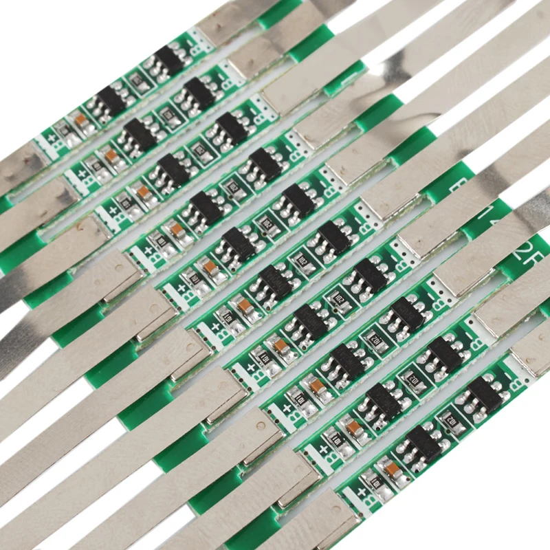 10 шт 3,7 V 3A литий-ионная литиевая батарея 18650 зарядное устройство защита от перезарядки плата с припоем ремень#246061