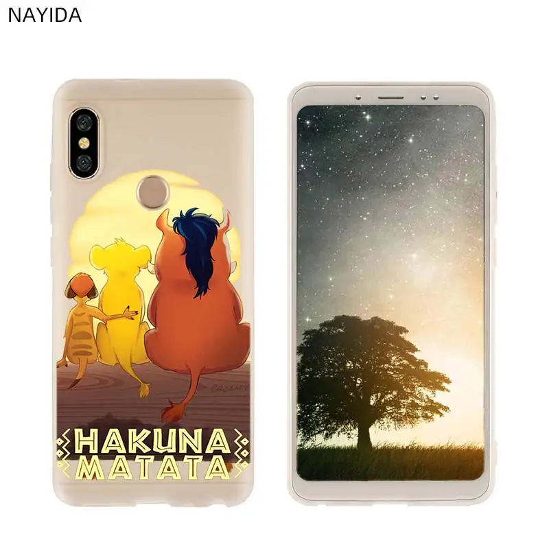 Мягкий чехол для телефона Xiao mi 9 8 mi A1 A2 A3 lite F1 6 5X se для Red mi Note 8 7 6 5 мультфильм фильм лев Король - Цвет: 3D printing 05