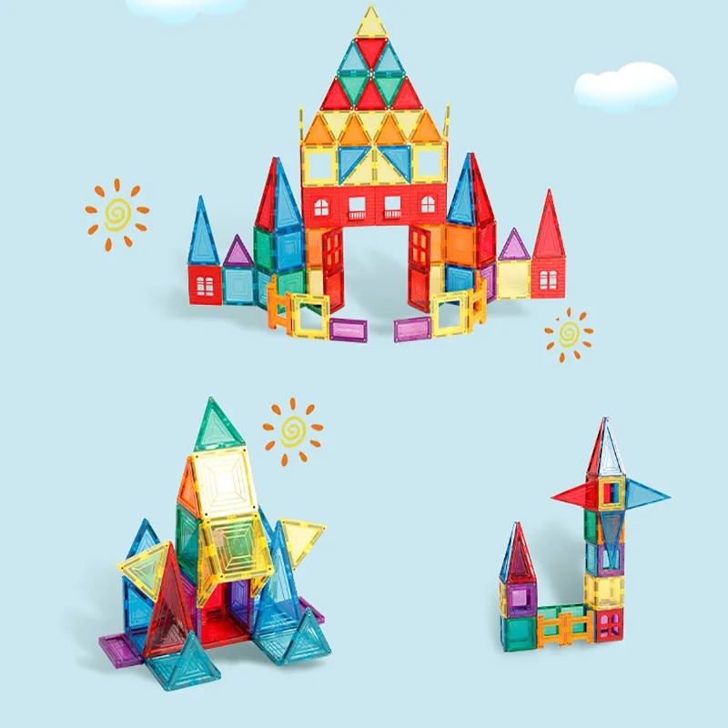 Конструктор детский магнитный большого размера с магнитами | Игрушки и хобби