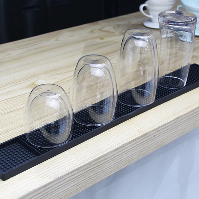 Новинка лидер продаж Нескользящий Резиновый коврик для бара стеклянный