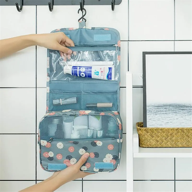 

High Capacity Makeup Bag Travel Cosmetic Bag Waterproof Toiletries Storage Bag Cosmetics Storage Travel Kit Ladies Beauty Bag
