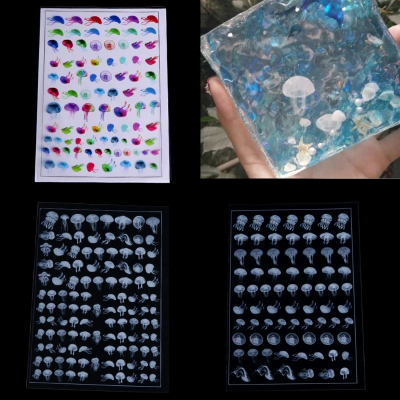 

Jellyfish Transparent Material Epoxy Mold Making Jewelry Filling For DIY Craft
