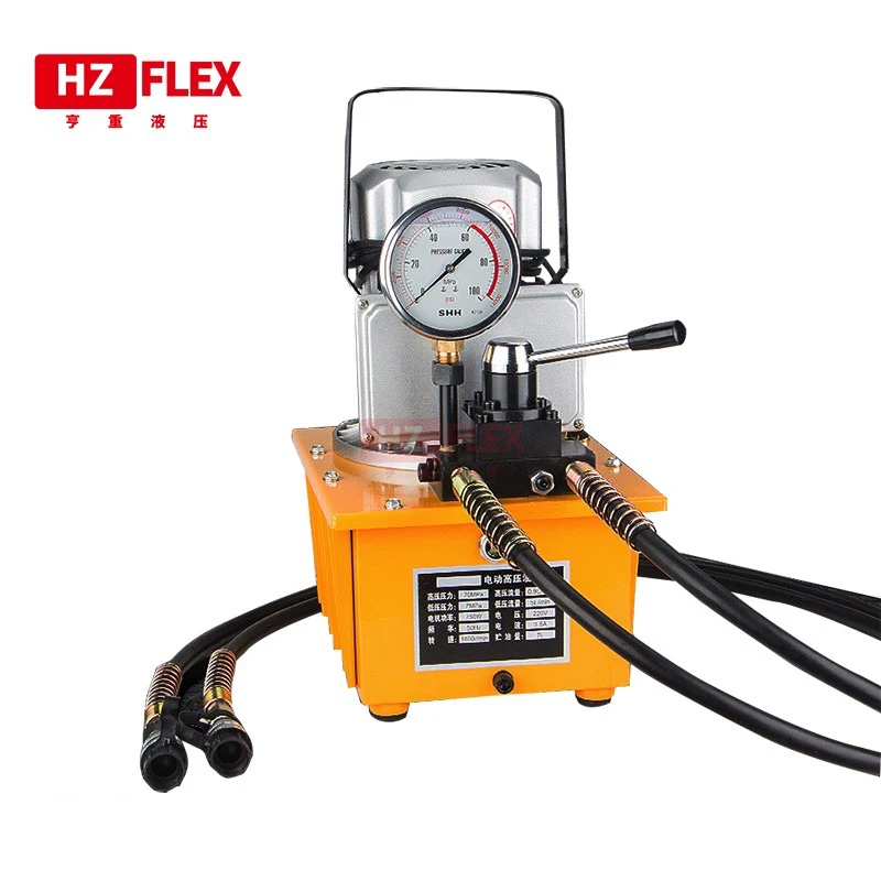 

Manufacture 220V/0.75KW/10L double circuit manual operation hydraulic oil pump stations for sales without electric valve