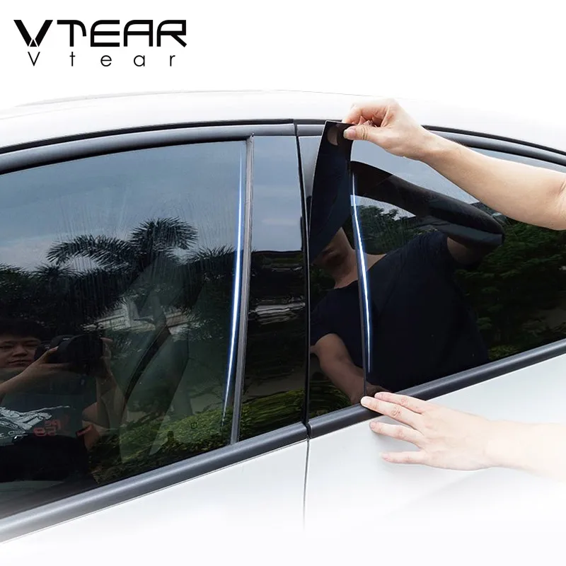 

For Mazda CX-30 CX30 Accessories Car Window BC Column Sticker Trim Mirror Reflection Panel Exterior Modification parts 2020 2021