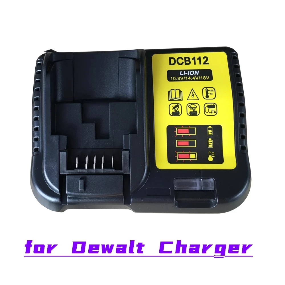 

2021 Upgrade 20V 8000mAh MAX XR Battery Power Tool Replacement for DeWalt DCB184 DCB181 DCB182 DCB200 20V 8A Battery+Charger