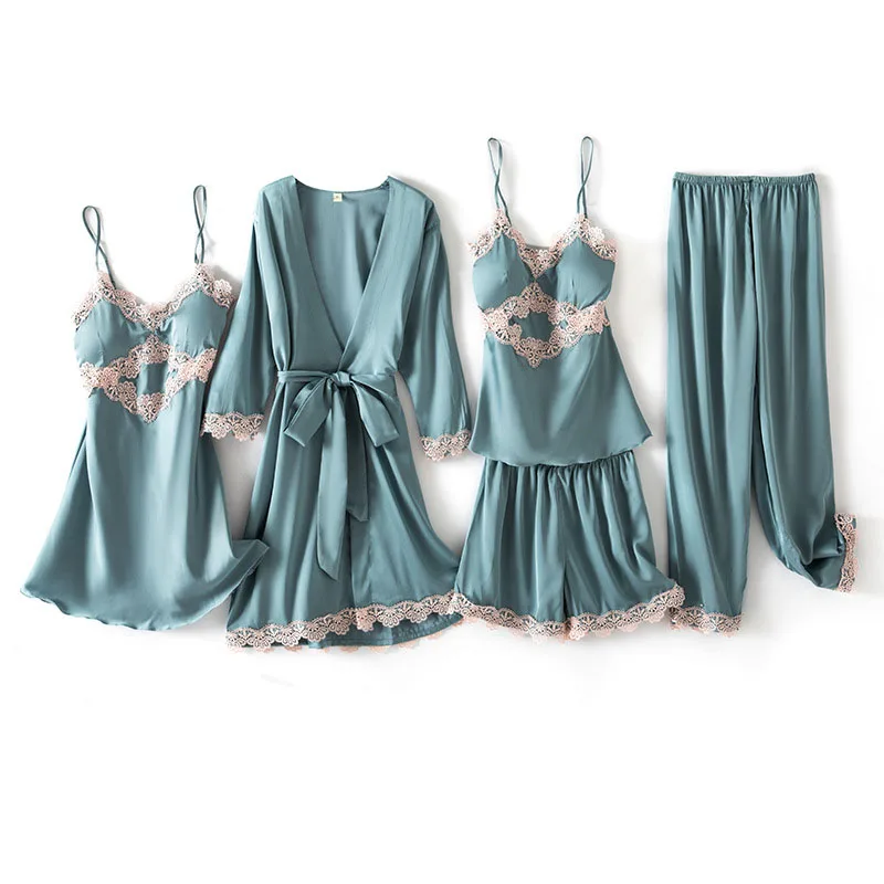 Комплект пижамный Женский цвет в ассортименте M L XL XXL XXXL 5 шт/комплект|Комплекты