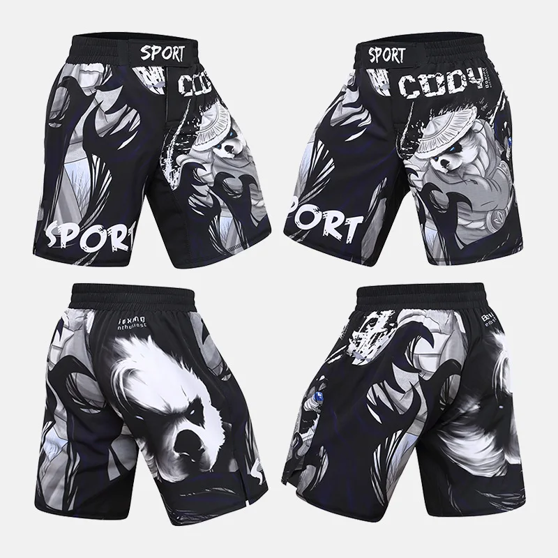 ММА Рашгард джиу джитсу Футболки Мужские боксерские майки набор BJJ кикбоксинг, муай-тай шорты с длинным рукавом Брюки 3D печать спортивный костюм
