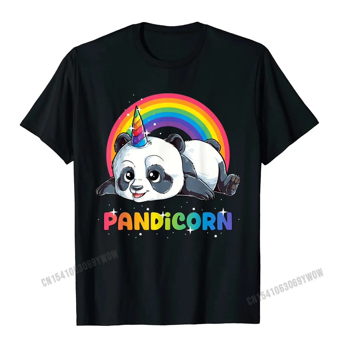 

Panda Unicorn Pandicorn Women Rainbow Gifts Pandacorn T-Shirt Camisas Men Cotton Party Tops Shirt Slim Fit Men T Shirt Printing