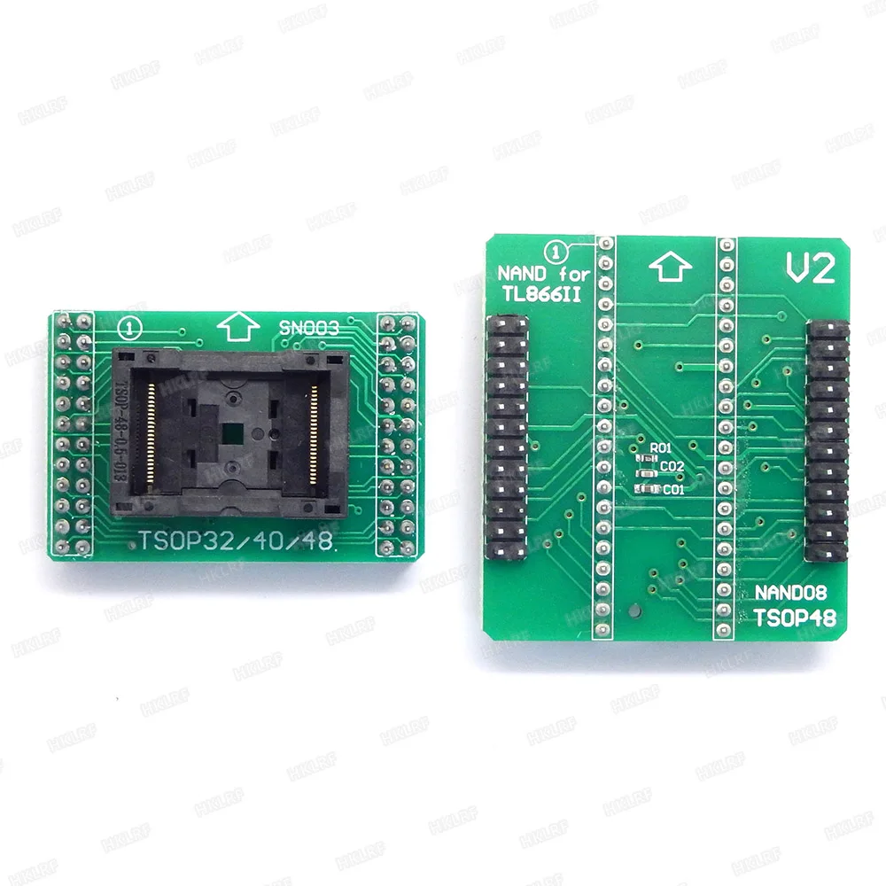 Адаптер TSOP48 V2 Xgecu лучшего качества для программатора TL866ii Plus TSOP32/40/48 до DIP40 NAND