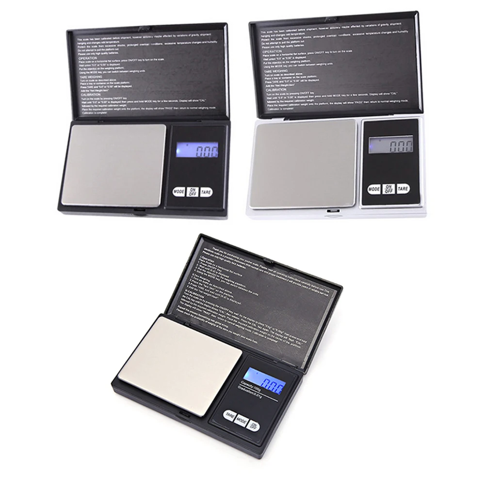 

1Pcs Digital Scale 100/200/300/500/1000g 0.01/0.1g Precise LCD Display Pocket Scale Gram Weight for Kitchen Jewelry Drug