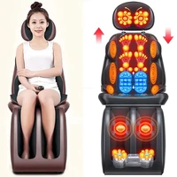 syeosye electric massage chair for cushion heating vibrating body massager shoulder neck waist relax lek 918l1