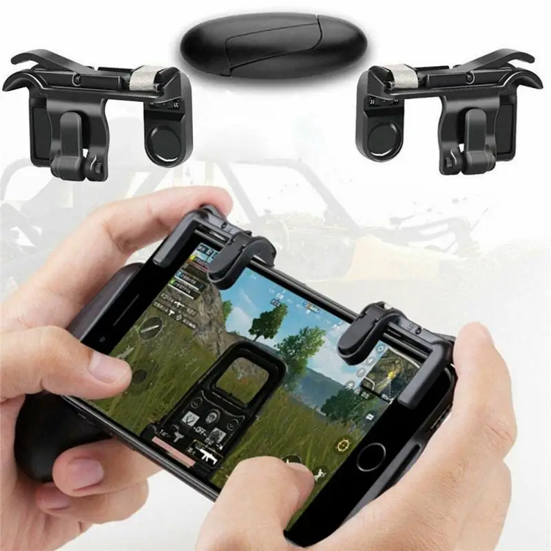 

New PUBG Moible Controller Gamepad Free Fire L1 R1 Triggers PUGB Mobile Game Pad Grip L1R1 Joystick for iPhone Android Phone