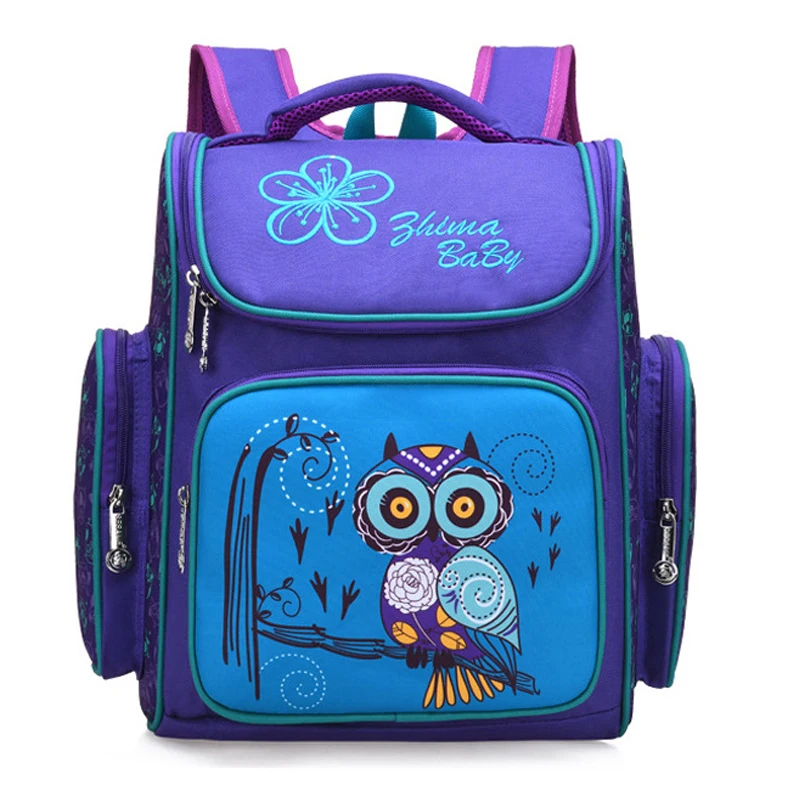 Детский ортопедический рюкзак с принтом совы для девочек, ранец, ранг 1-3-5, детские школьные сумки, рюкзак для начальной книги, ранец Mochila Escolar