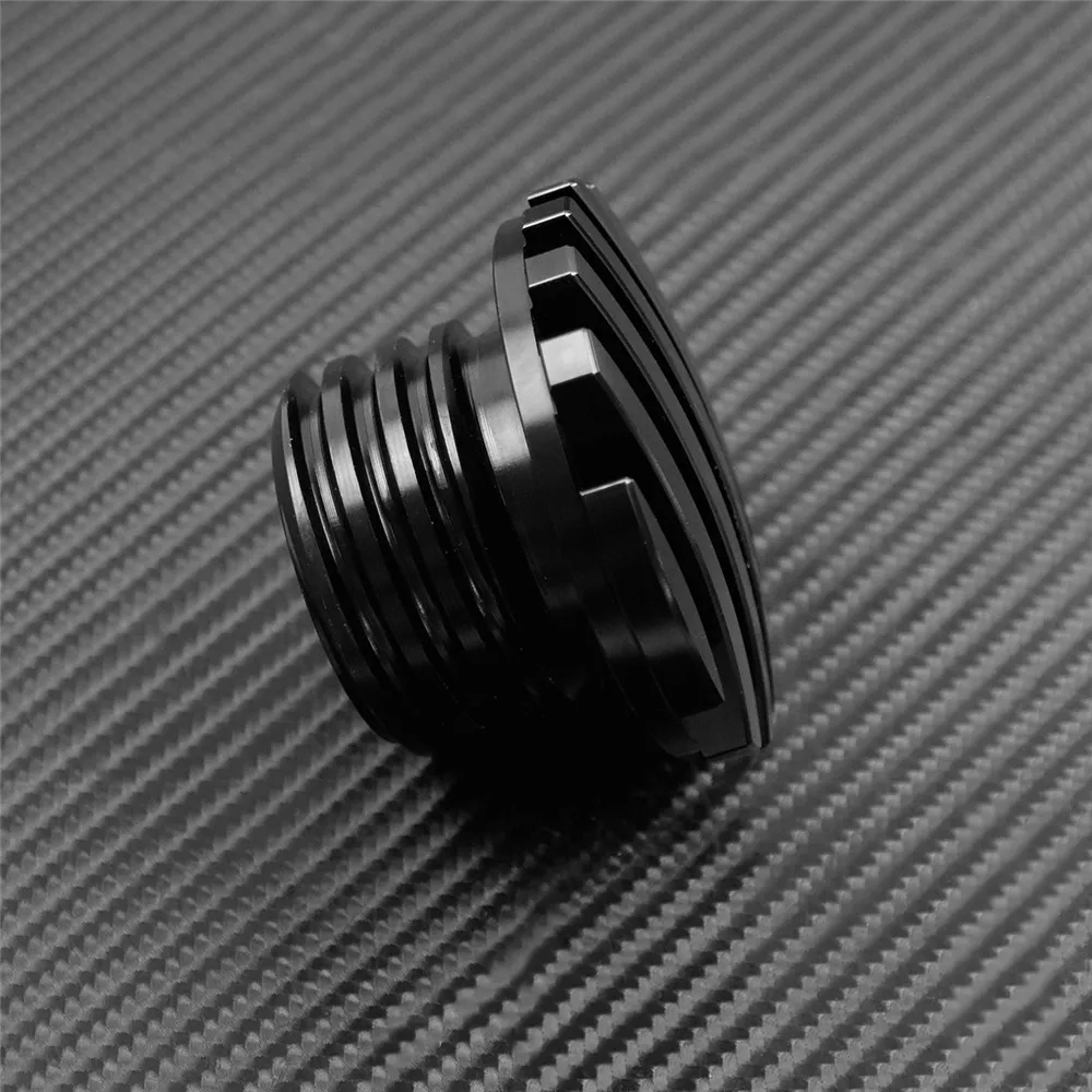 Мотоциклетная CNC черная винтовая крышка для топливного бака с креплением на воду