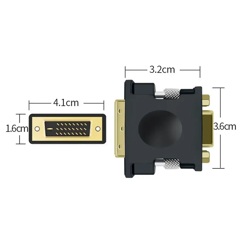 Адаптер DVI 24 + 1 на VGA 1080P HD графическая карта Поддержка Vista/Win10/Win8/Win7/XP/Linux |