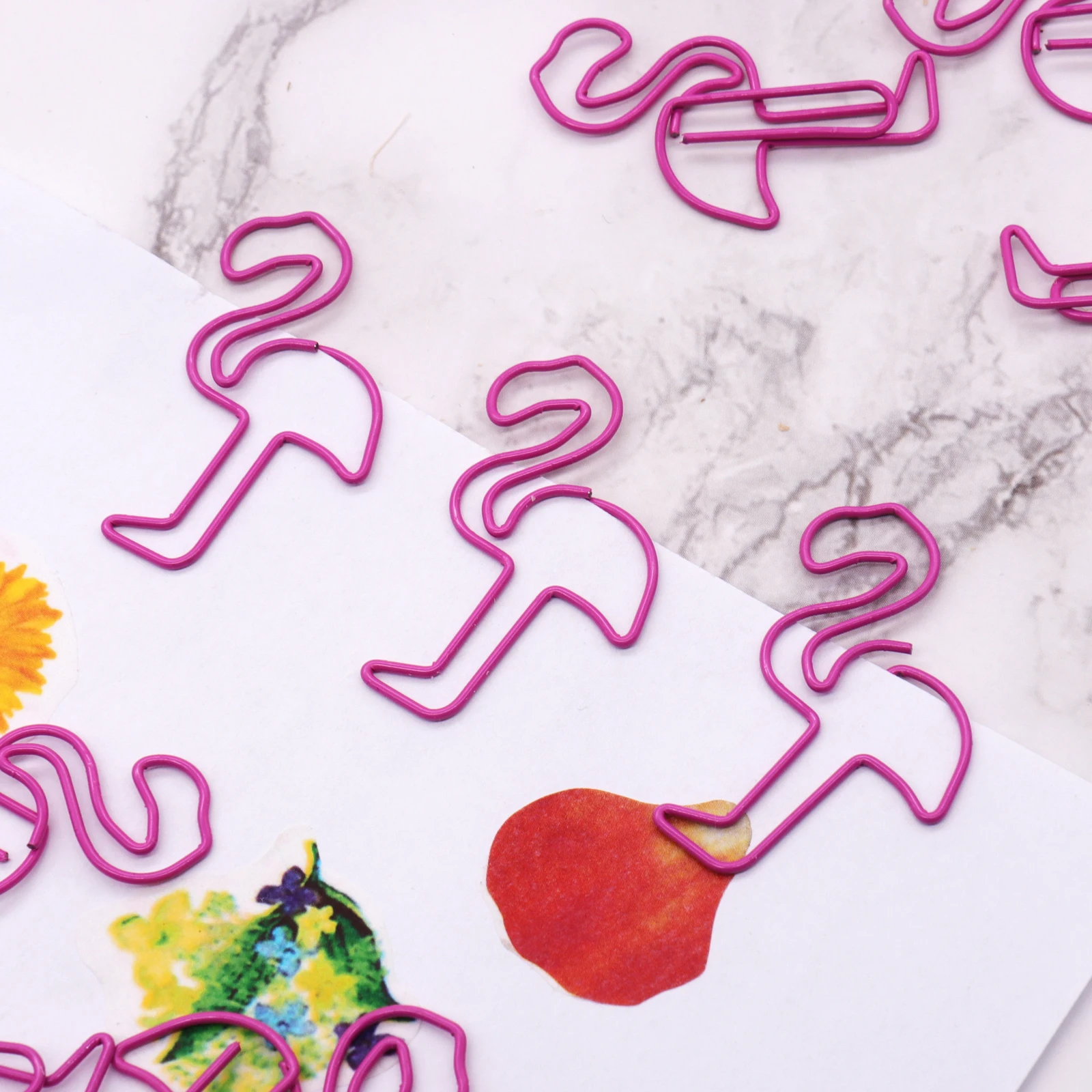 10 шт. бумага с Фламинго зажим Красивая Закладка в виде фламинго ежедневник