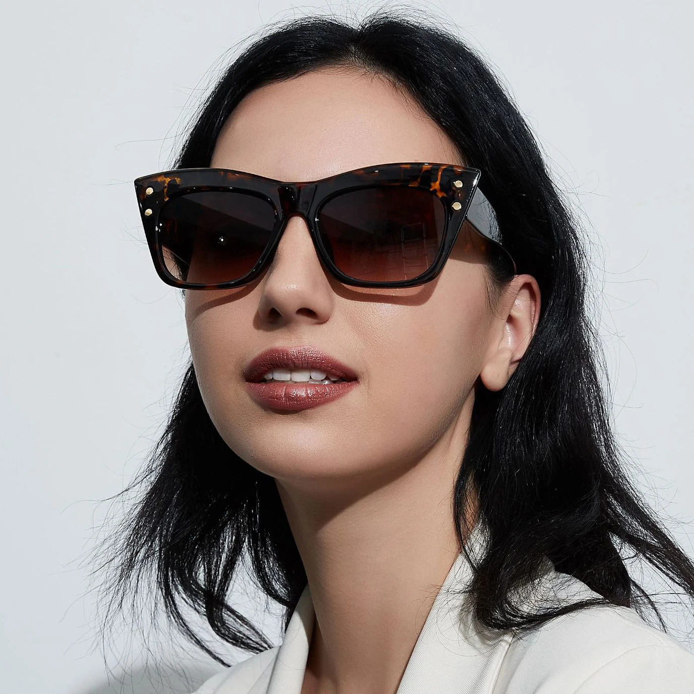 

Солнцезащитные очки «кошачий глаз» женские, роскошные винтажные брендовые дизайнерские солнечные очки «кошачий глаз» в стиле ретро