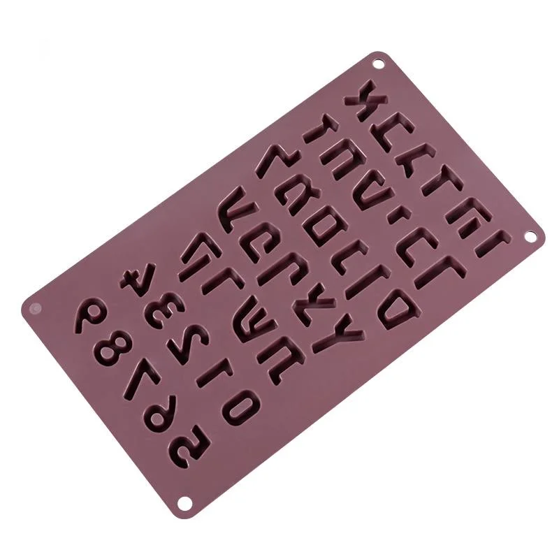 

Hebrew Letters Silicone Mold Arabic Numbers Baking Mold Cake Fondant Chocolate Baking Form Cake Decorating Tools