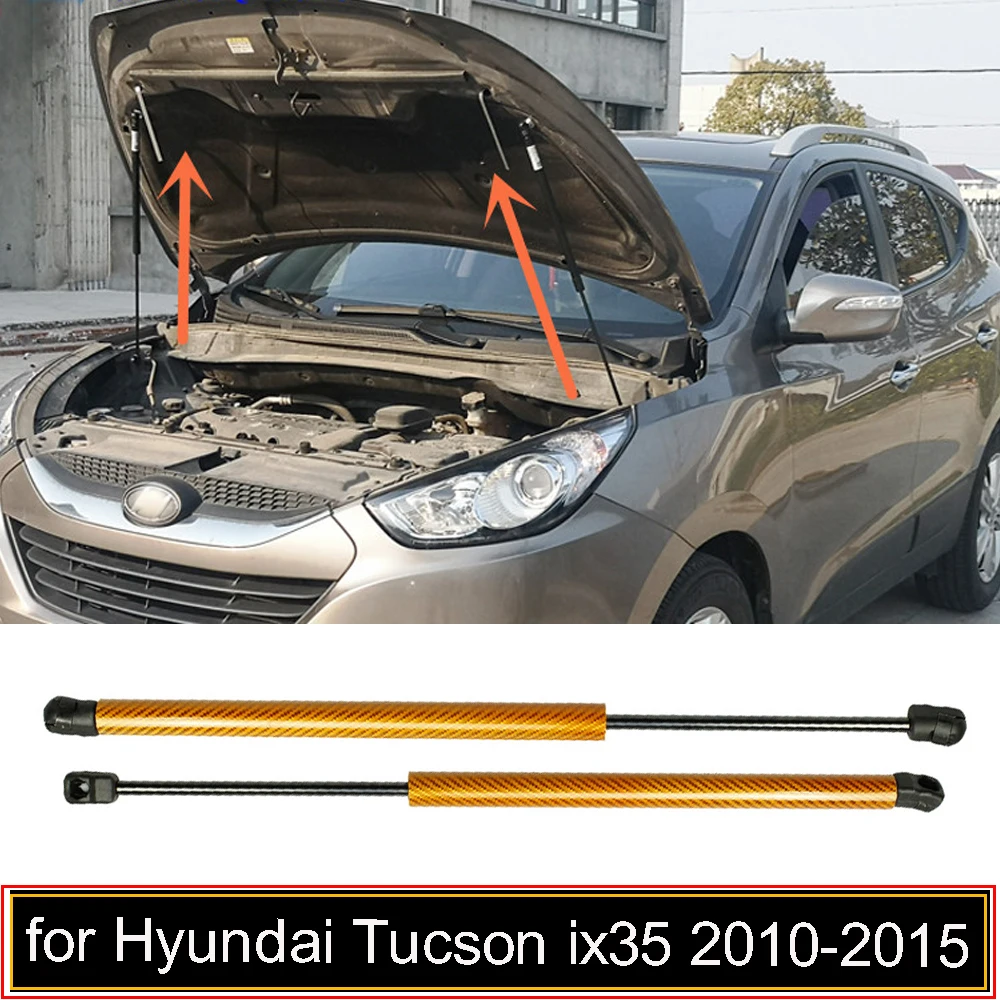 for Hyundai Tucson ix ix35 2010-2015 Front Hood Bonnet Modify Gas Struts Lift Support Gas Springs Damper