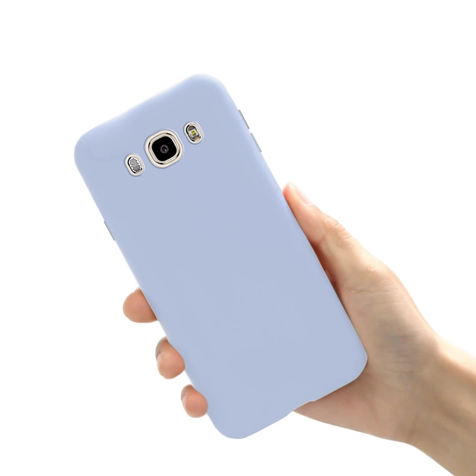 Для чехла samsung Galaxy J3 J5 J7 чехол J310 J510 J710 Карамельный Цвет Мягкая термополиуретановая накладка на заднюю панель Fundas для samsung J3 J5 J7 6 Чехол - Цвет: Purple