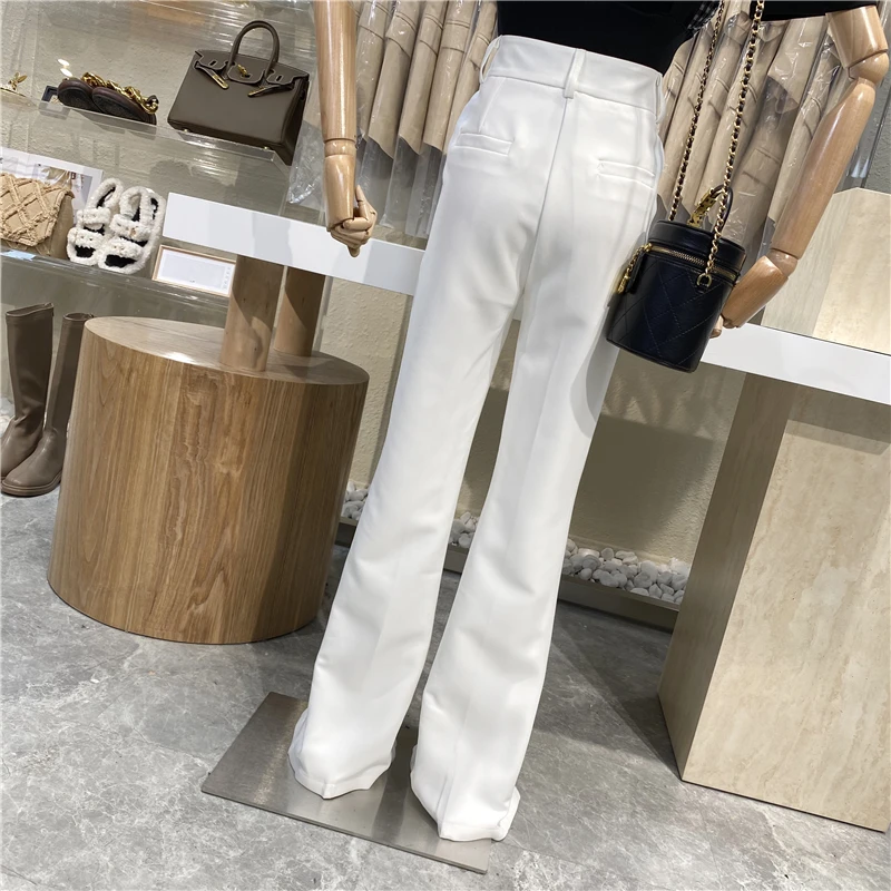 

Niche Design The New High-waisted Slacks Of Trousers 2021 Are High Quality Straight Leg Wide-leg Pants