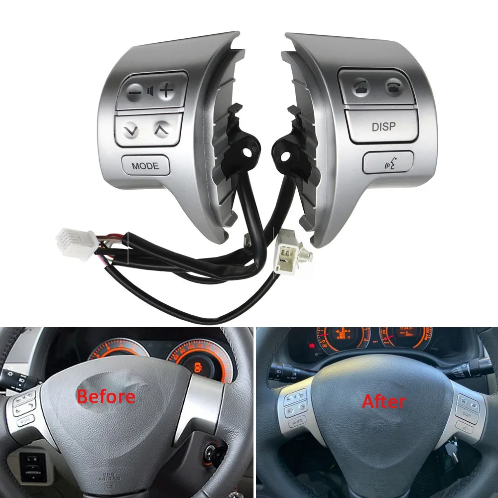 

Steering Wheel Audio Control Button Switch 84250-02200 For Toyota Corolla ZRE15 2007-2016 FOR Peugeot 107