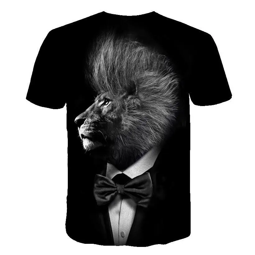 

2020 New Film Kingdom King The Lion King Simba 3d Children 'S Wear Boy /Girl Kids Casual T Shirt Short Sleeve Clothes