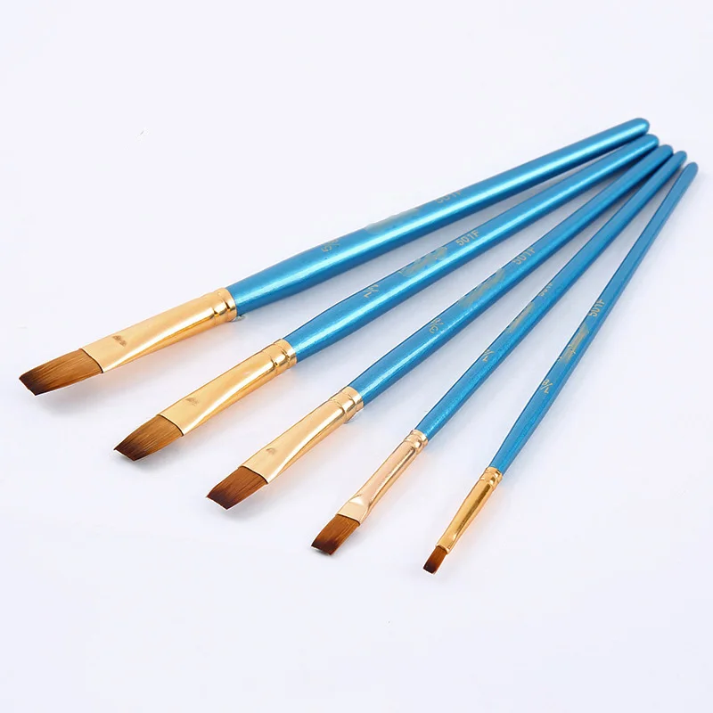 Деревянная ручка для рисования кисть набор жемчужно Синий Многофункциональный