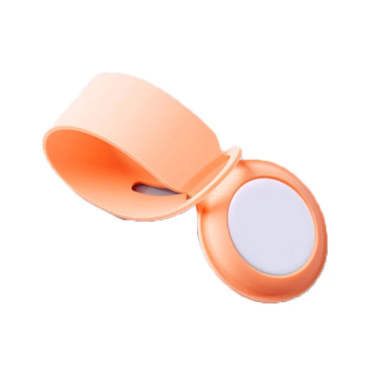 

For Apple Airtags Silicone Case Protective Sleeve Locator Wireless Tracker Anti-lost Device Keychain Protective Cover Dropship