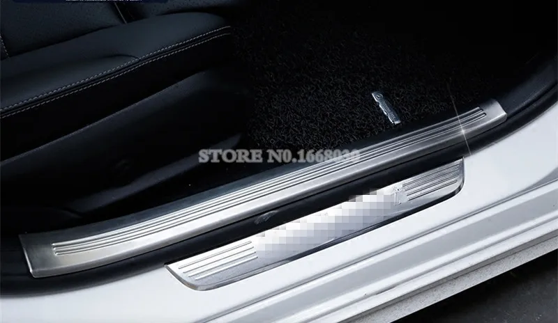 Накладка на порог внутри двери из нержавеющей стали 4 шт. для Benz C класса W205 2014 2020