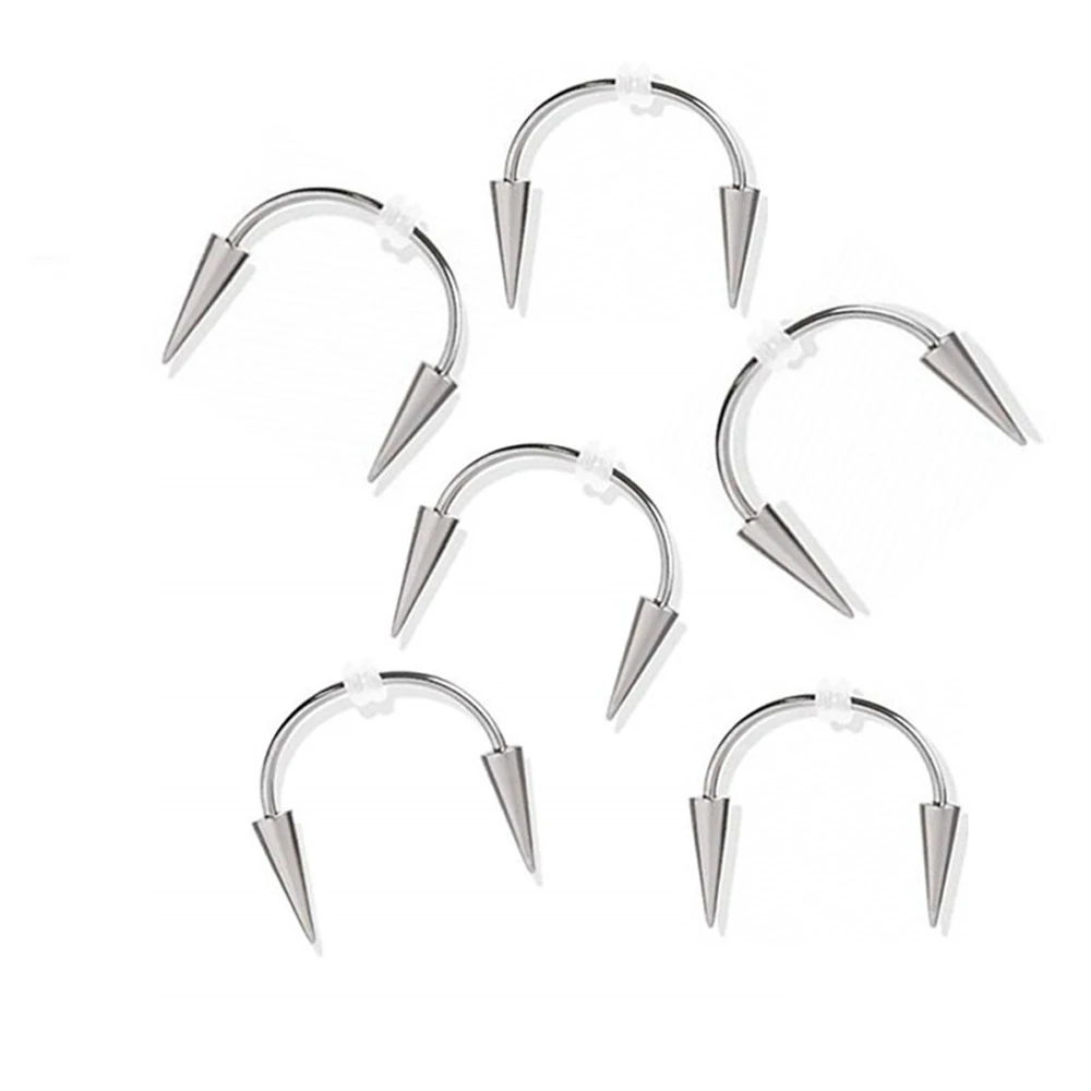 

Fashion Goth Lips Ring Stainless Steel BCR Septum Piercing In mouth Ring Puncture mouth Ring Body Piercing Jewelry