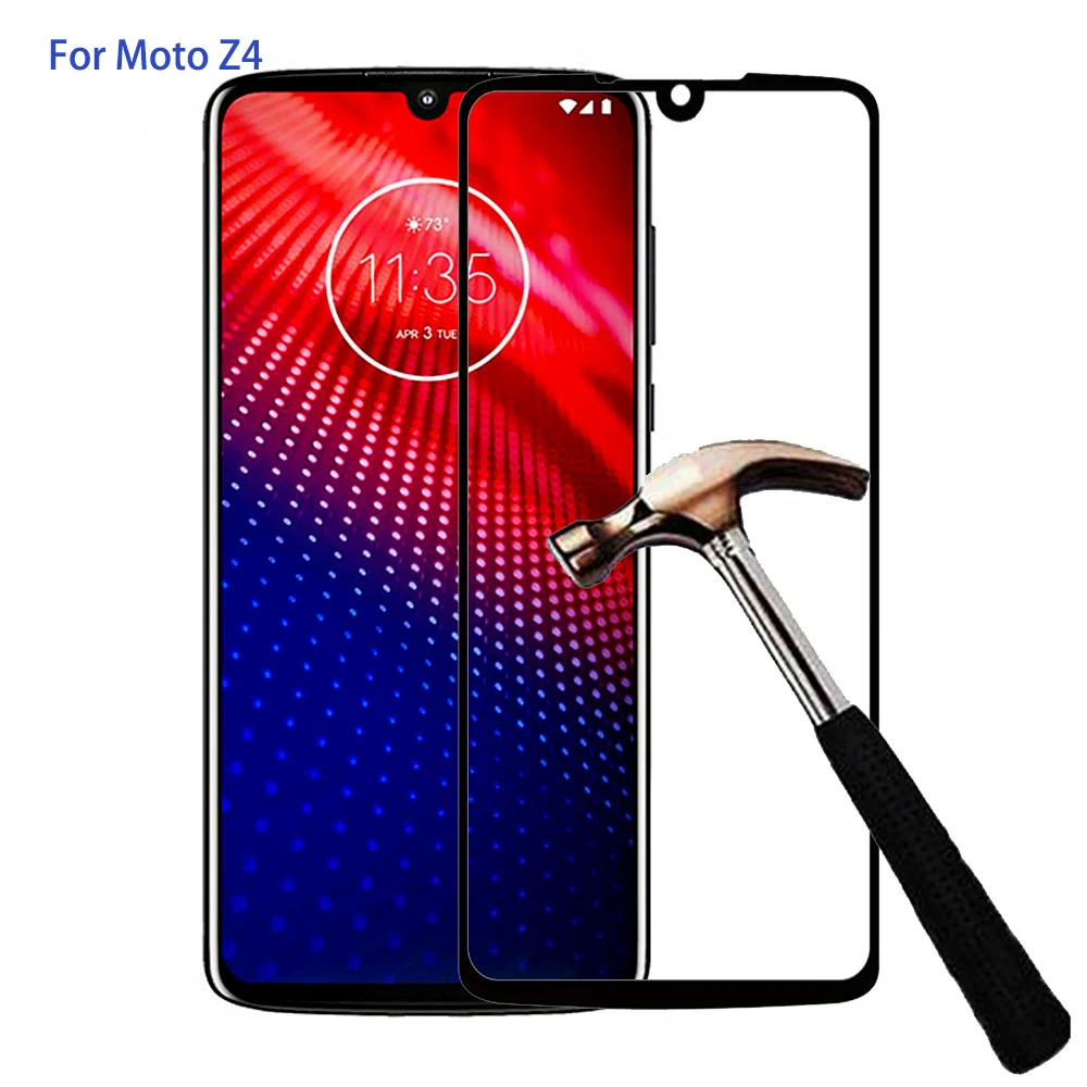 2 шт Naxtop 2.5D протектор экрана из закаленного стекла для Motorola Moto Z4 Z3 Z2 P30 Note Play Force P40 One