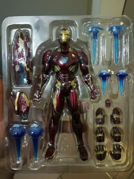 СВЧ Marvel Ironman MK50 Мстители Бесконечность войны шарнирные Фигурки игрушки на