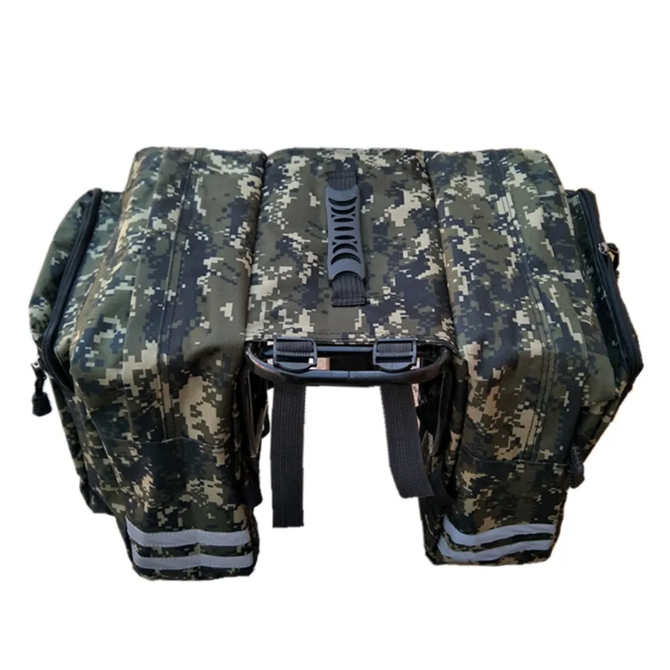

Bicycle Bag Mountain Road Saddle Bag Camouflage Cycling Riding Bicycle Big Double Pack Camouflage Bicycle Bag Ride Equipment