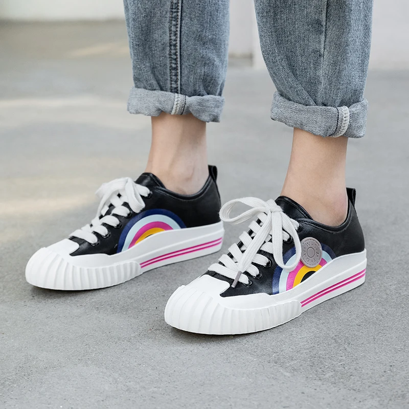 Туфли Mezereon женские из спилка удобная повседневная обувь плоская подошва модные