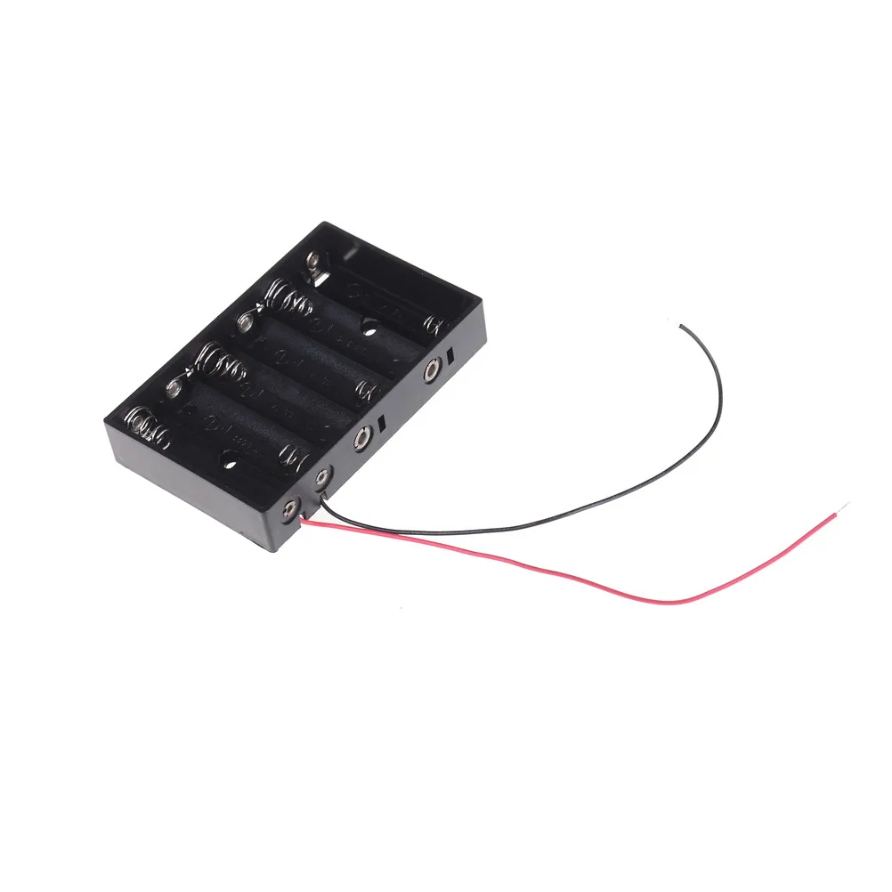 1 шт. пластиковый держатель батарейки AA 6X1 5 в Стандартный чехол 58 03*47 33*29 87