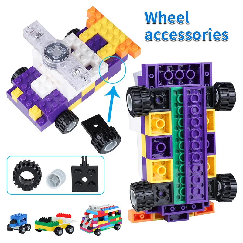 144 шт./компл. блоки аксессуары мини колесные оси упаковка автомобильных шин