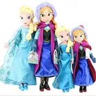 Игрушки Disney Холодное сердце, Куклы Анна, Эльза, Эльза, Снежная королева, принцесса, фигурка героя, мягкая игрушка, подарок для детей