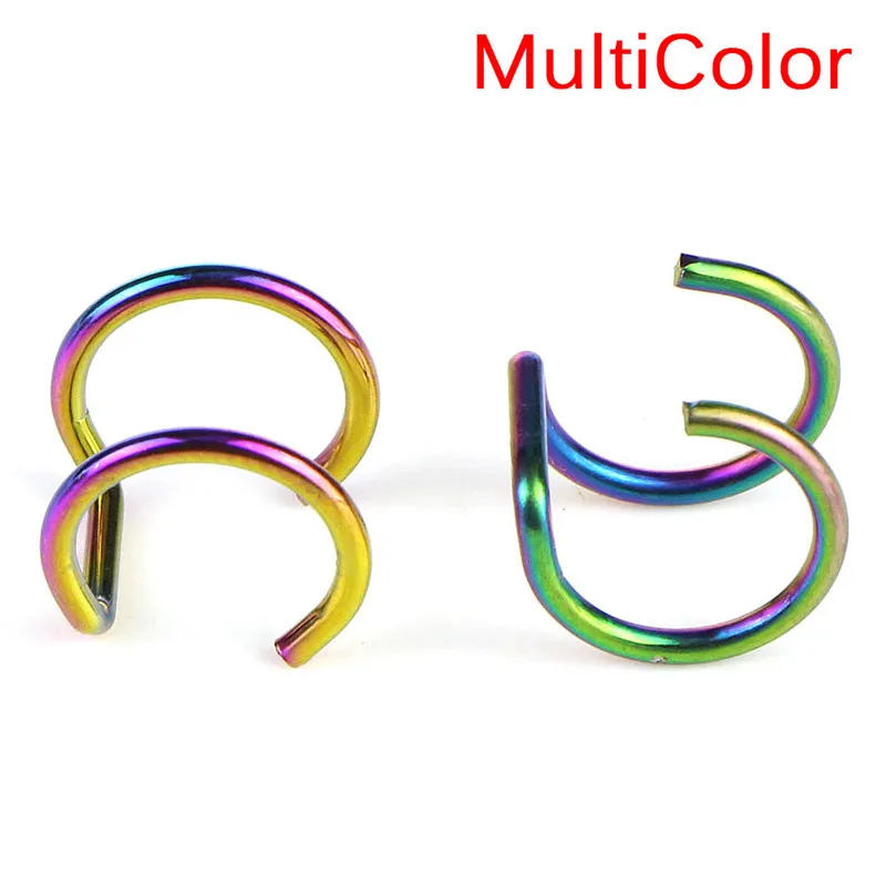 1 пара женские серьги клипсы с U образным узором|Серьги-клипсы| |