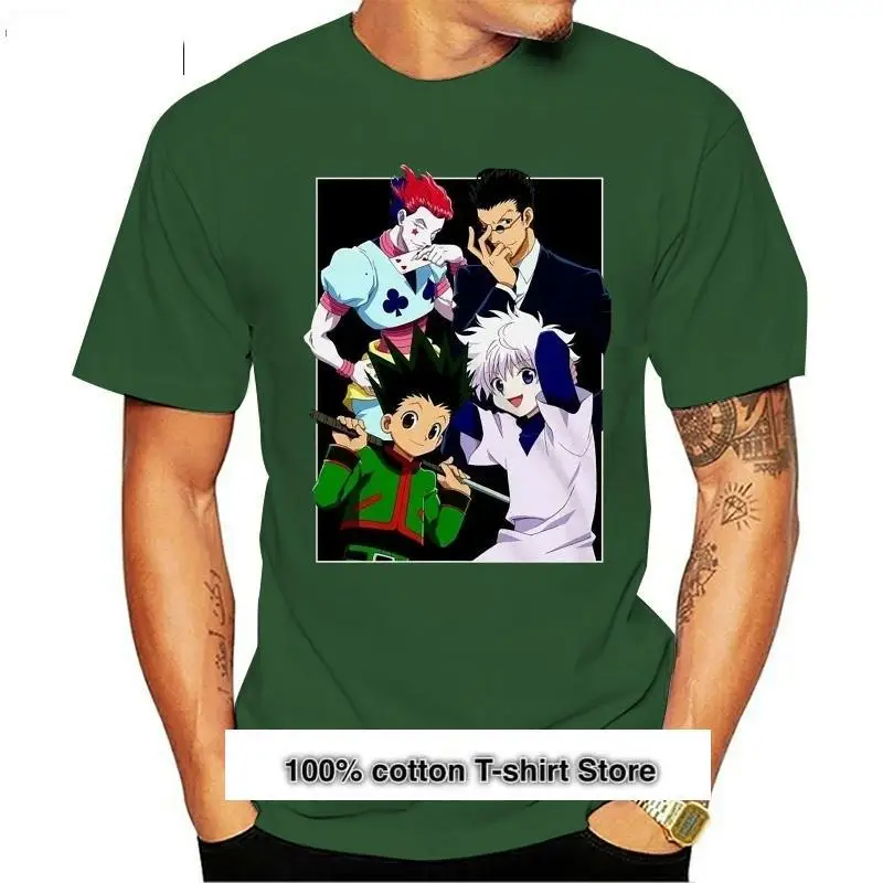 

Camiseta de Anime Legit Hunter X Hunter, camisa redonda стиль Ts5Kyh, Gon Killua, Leorio Hisoka, autentica
