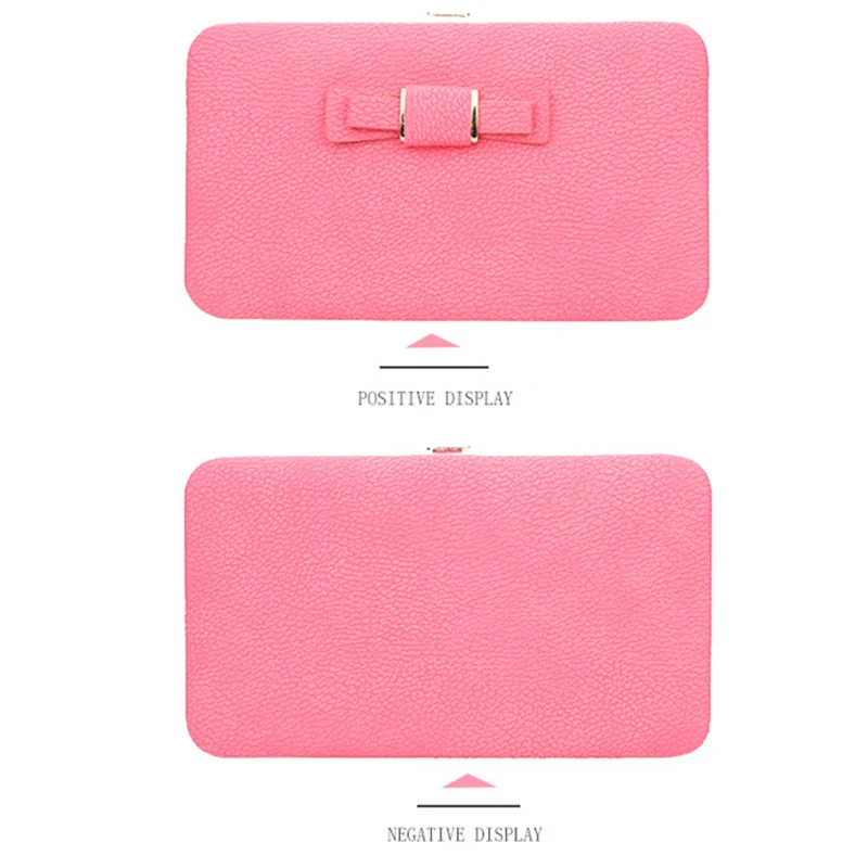 Женский кошелек LADSOUL для монет сумка телефона с бантом Многофункциональный