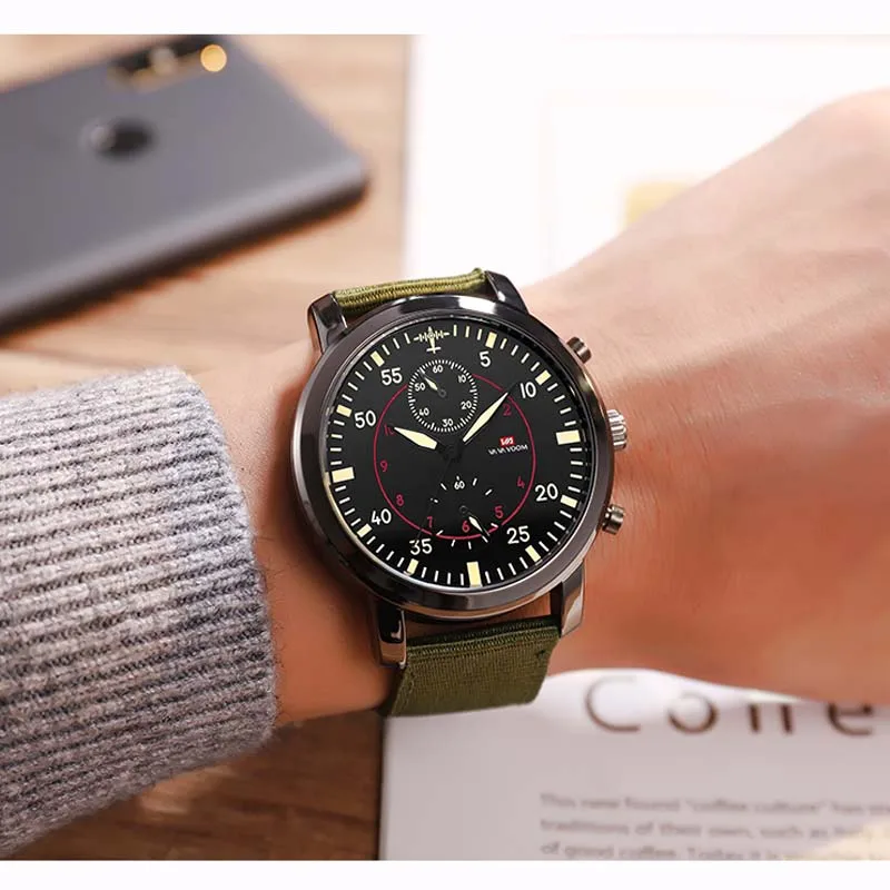 Роскошные Брендовые мужские кварцевые часы повседневные спортивные модные