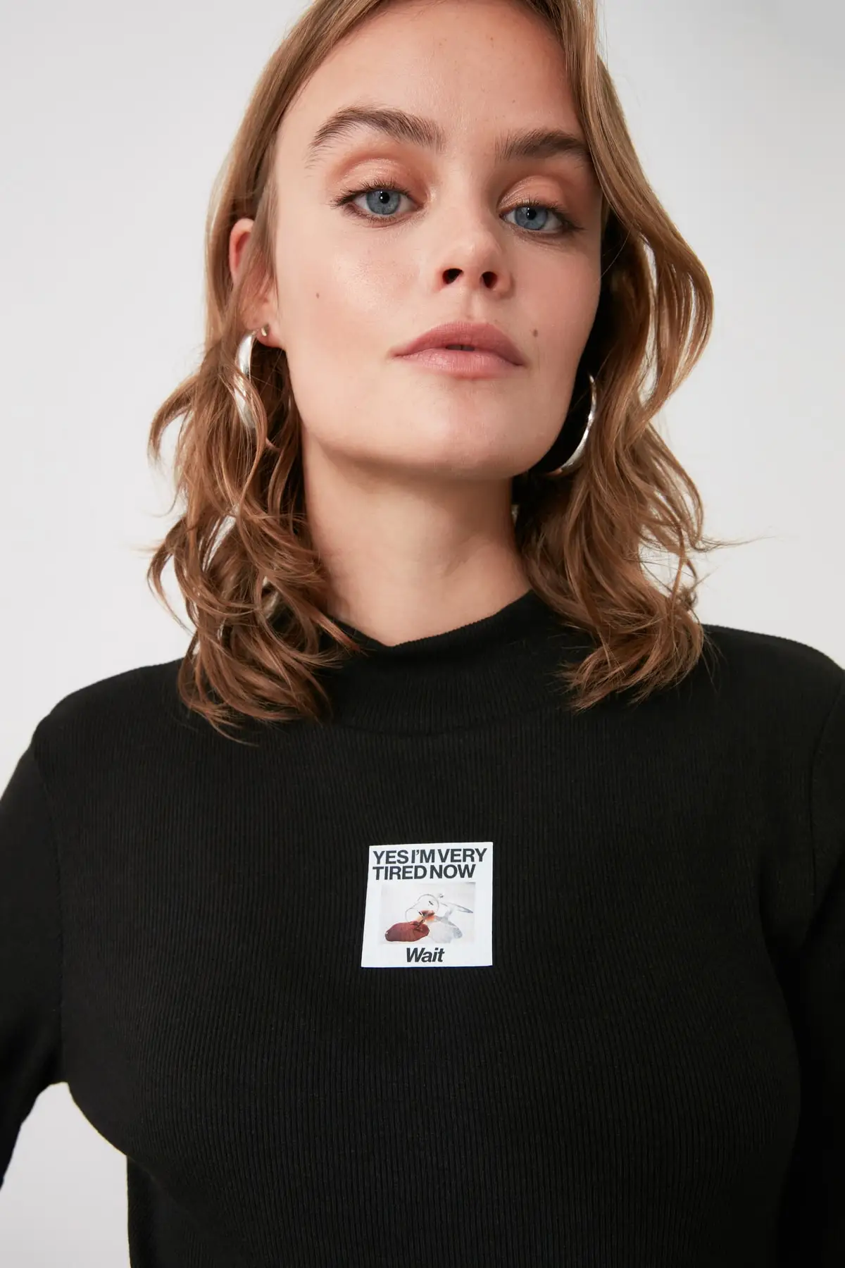 

Trendyol в рубчик, декольте, трикотажная блузка TWOAW21BZ0689