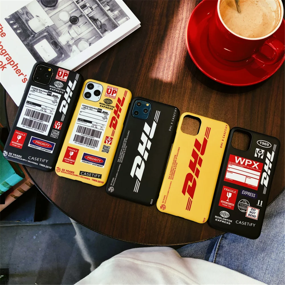 Уличная мода DHL IMD матовый чехол на айфон 11 Pro Xs Max XR X 6 6S 7 8 плюс Мягкий силиконовый