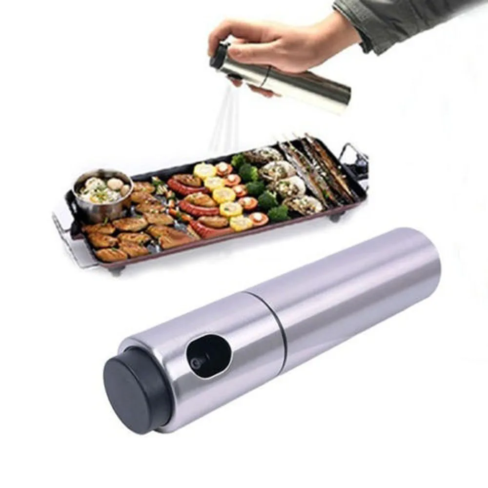 1 шт. Нержавеющая сталь Кухня спрей бутылка опрыскиватель уксусом инструмент |