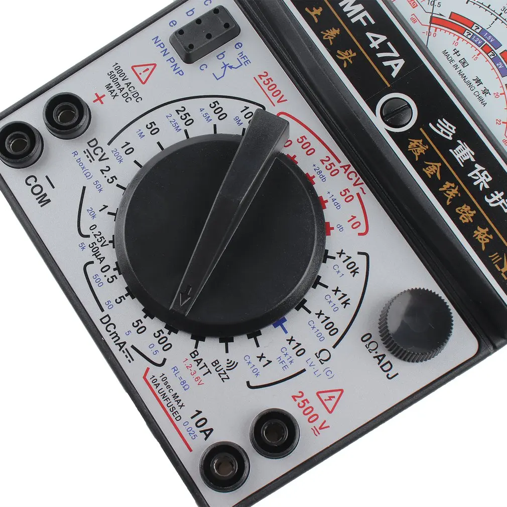 MF-47A аналоговый мультиметр постоянного/переменного тока Напряжение измеритель