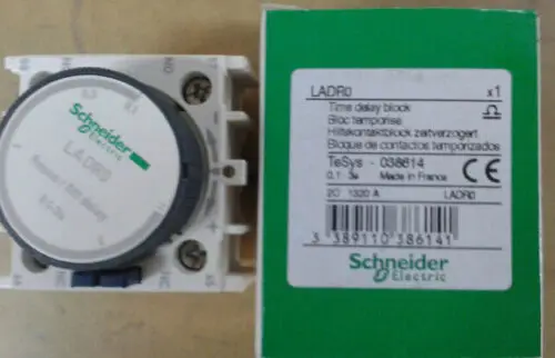 Новый блок задержки времени Schneider Telemecanique LADR0 LAD R0 0 1 3 s Бесплатная